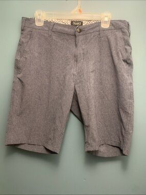 Trunks Men's Heather Grey Flat Front Shorts